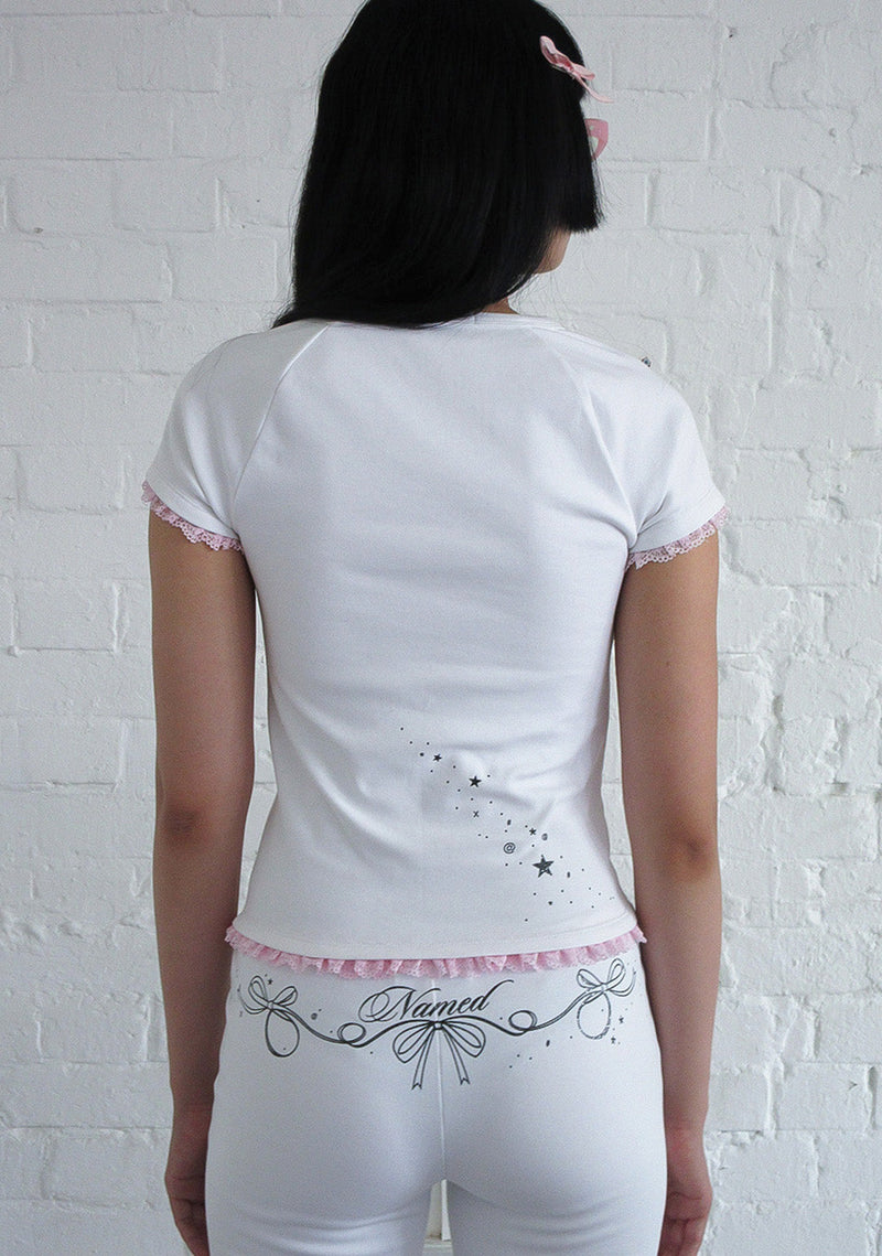 404 ERROR BUNNY BABY TEE WHITE