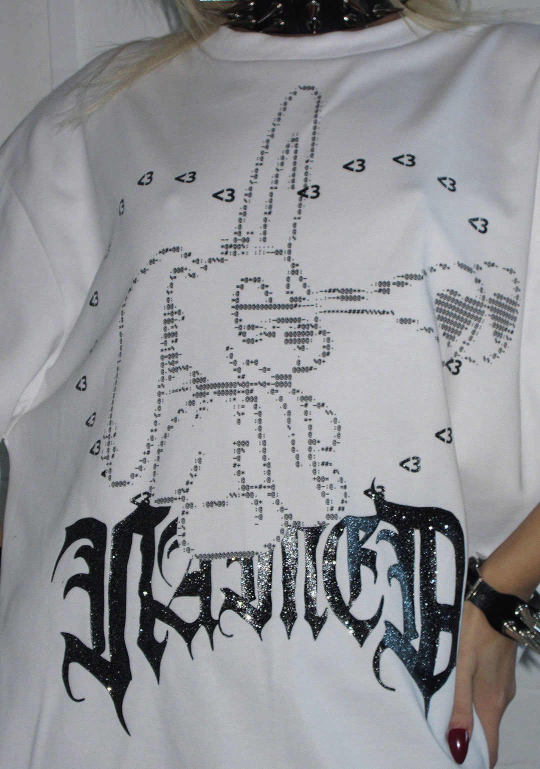 NAMED COLLECTIVE リップTシャツ　ホワイト 404 Error Bunny Oversized Tee White – NAMED COLLECTIVE®