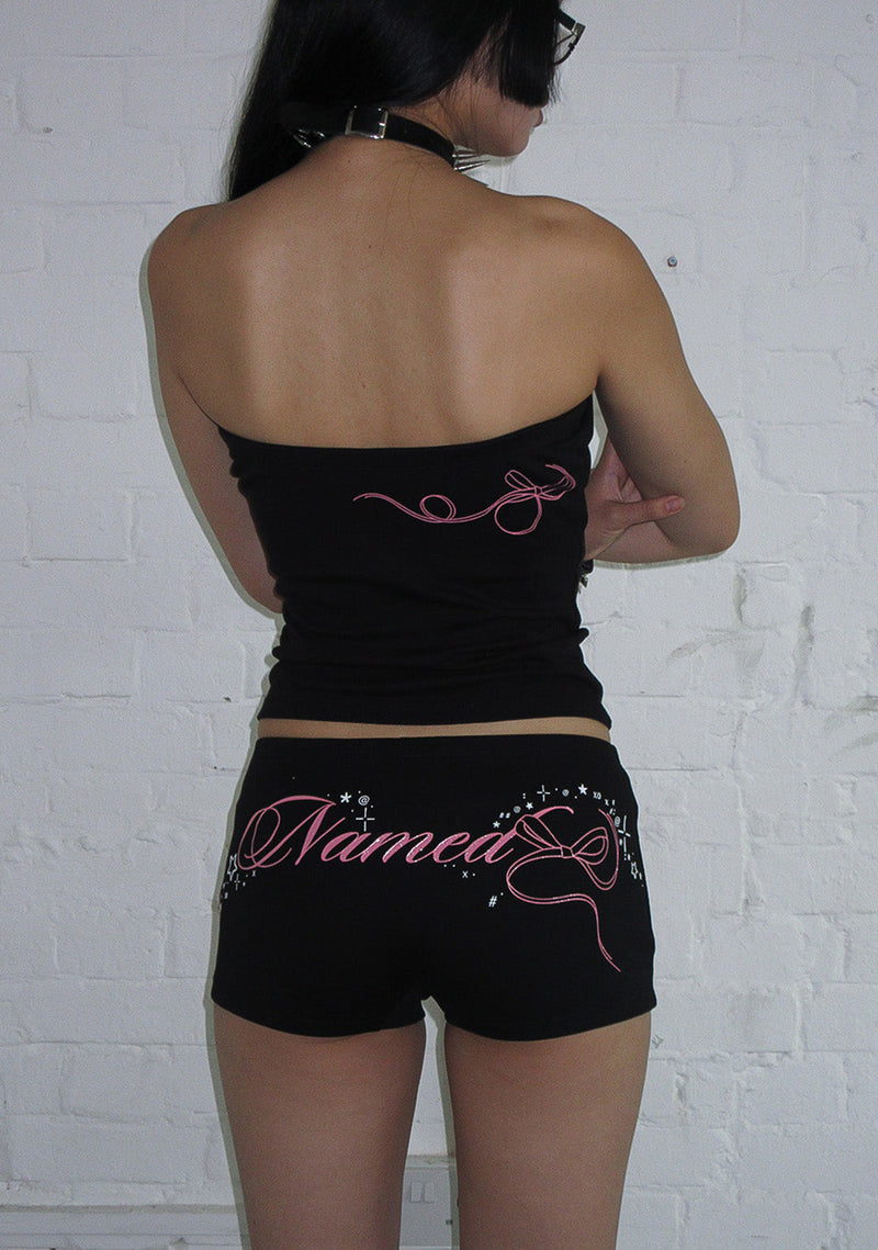 404 ERROR KITTY TUBE TOP BLACK