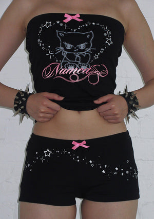 404 ERROR MICRO HOTPANT SHORTS BLACK