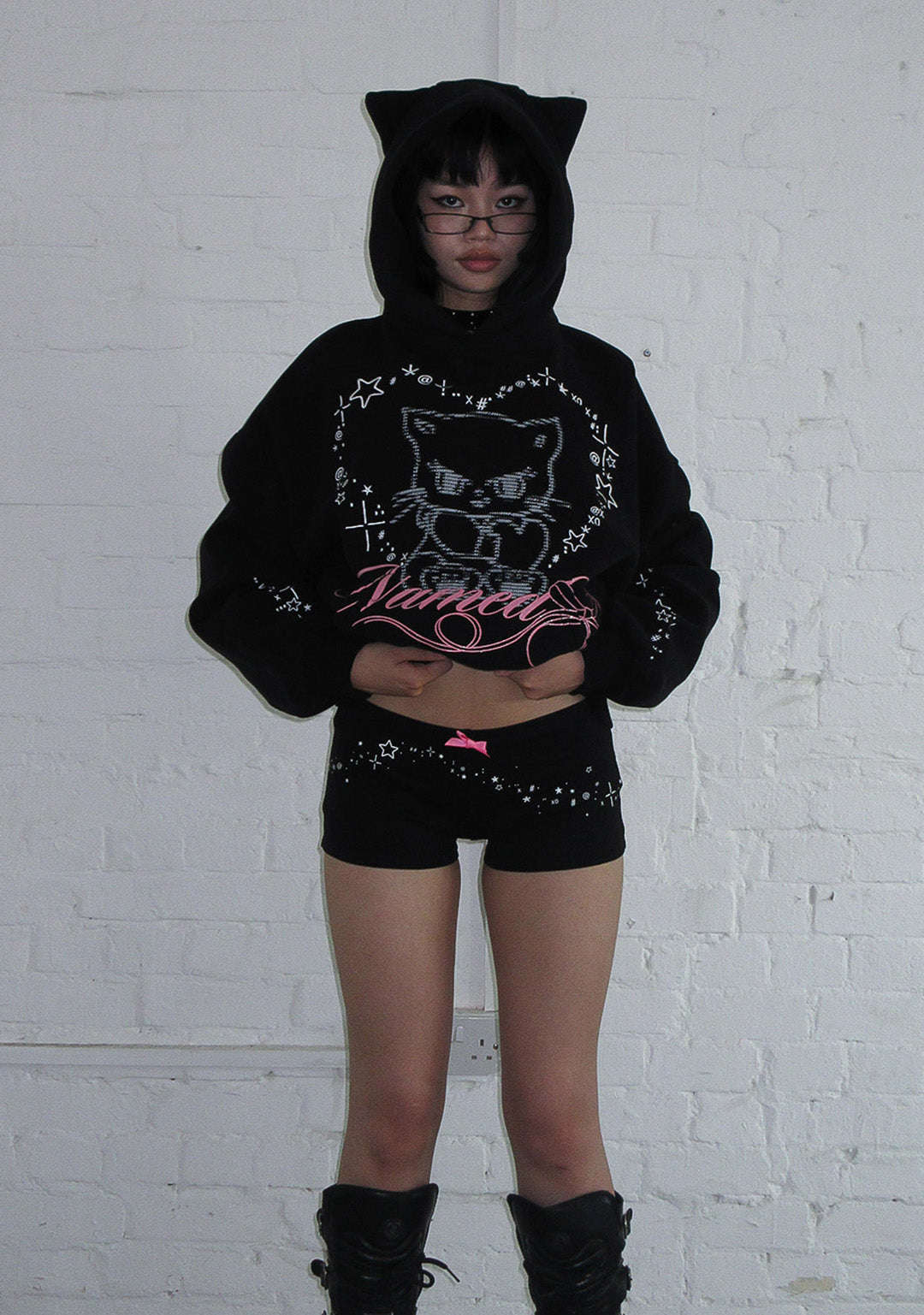 404 ERROR MICRO HOTPANT SHORTS BLACK