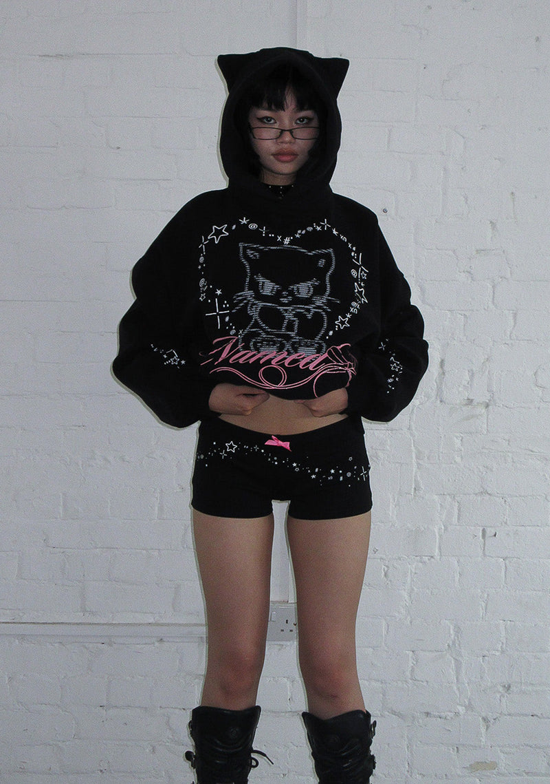 404 ERROR MICRO HOTPANT SHORTS BLACK