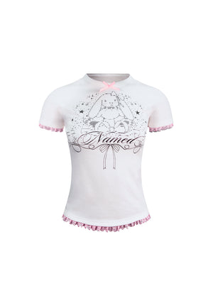 404 ERROR BUNNY BABY TEE WHITE