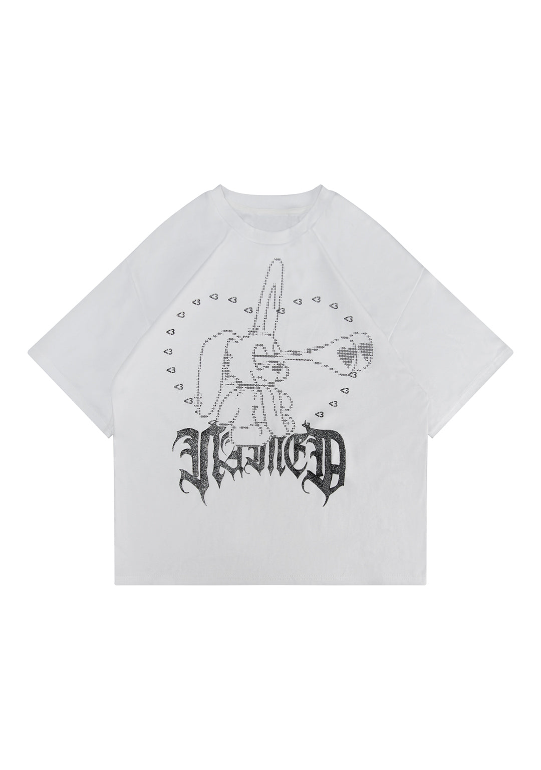 NAMED COLLECTIVE リップTシャツ　ホワイト 404 Error Bunny Oversized Tee White – NAMED COLLECTIVE®