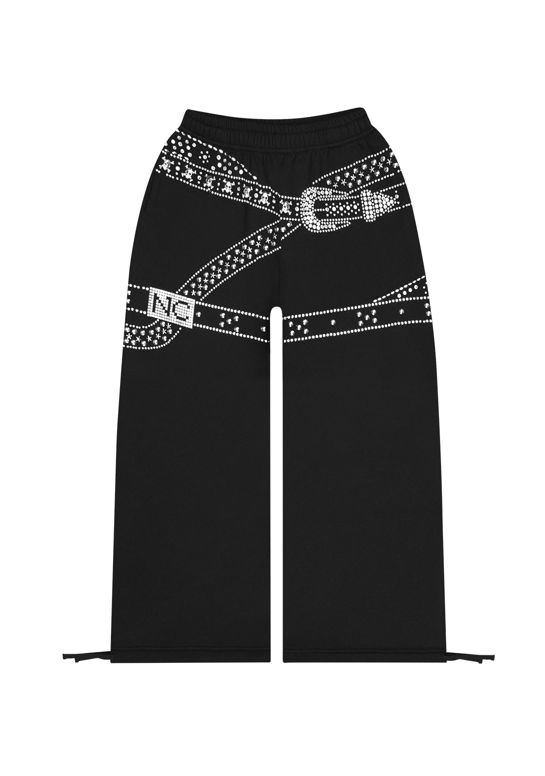 Crush Studded Belt Oversized Sweatpants Black – NAMED COLLECTIVE®