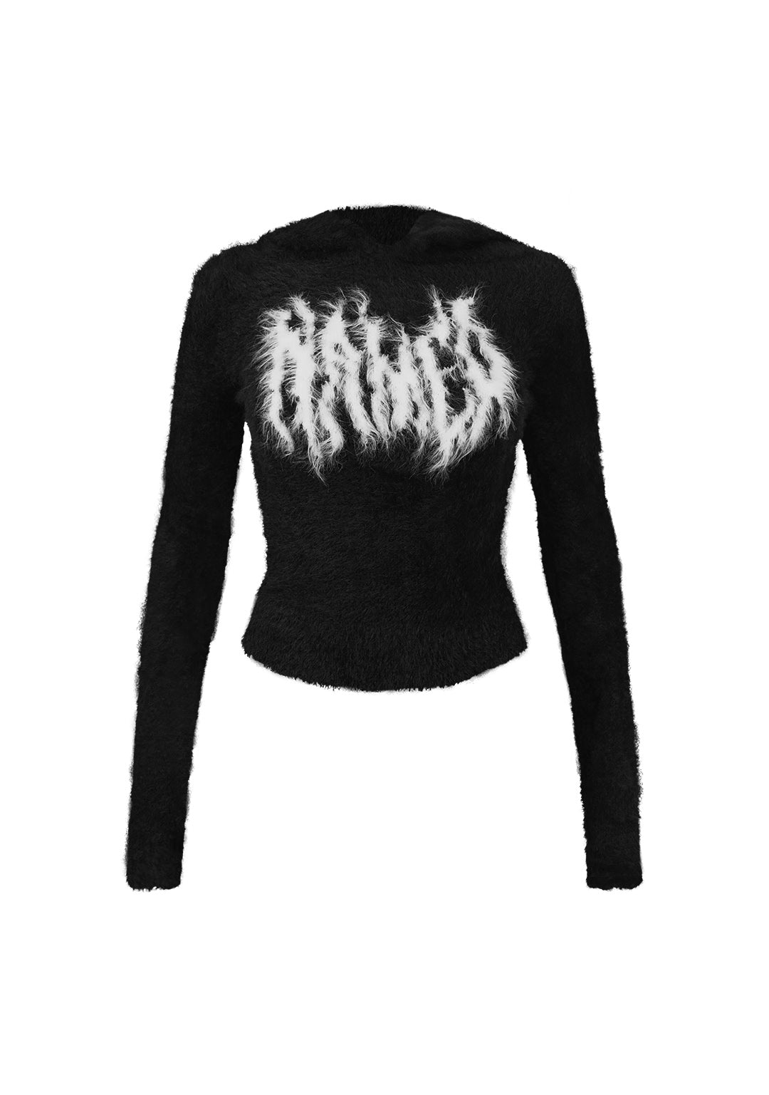 Bittersweet Fluffy Knit Hoodie Black – NAMED COLLECTIVE®