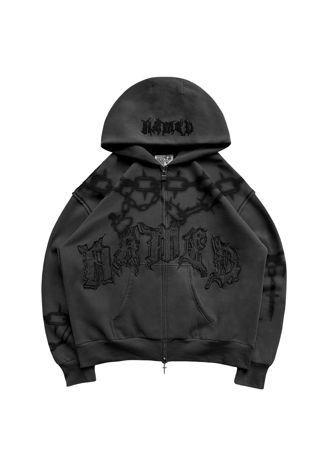Chains Zip Hoodie Cast Iron – NAMED COLLECTIVE®