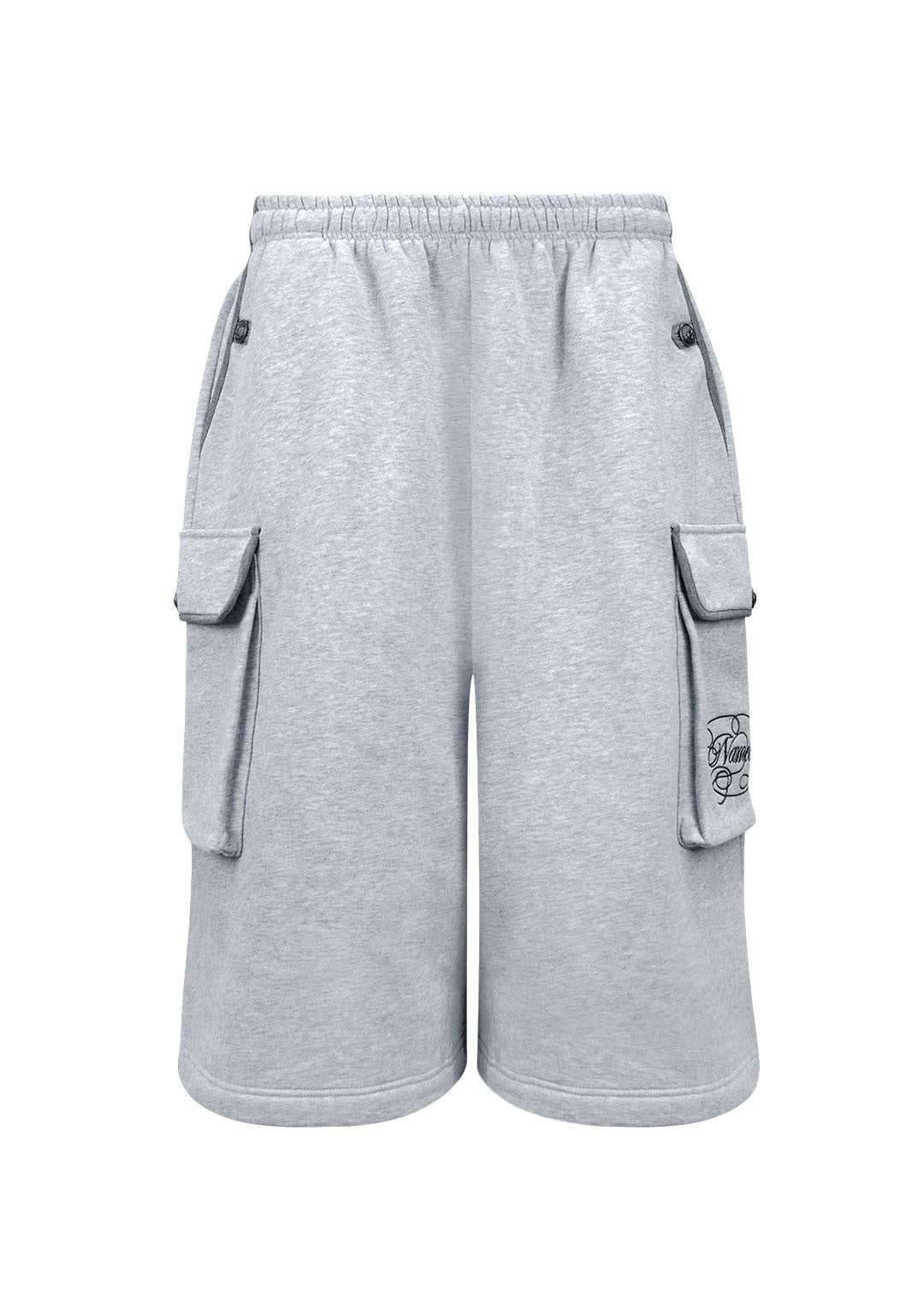 Command Oversized Cargo Sweatshorts Grey Marl – NAMED COLLECTIVE®