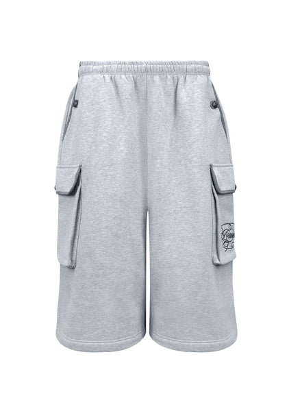 Command Oversized Cargo Sweatshorts Grey Marl – NAMED COLLECTIVE®