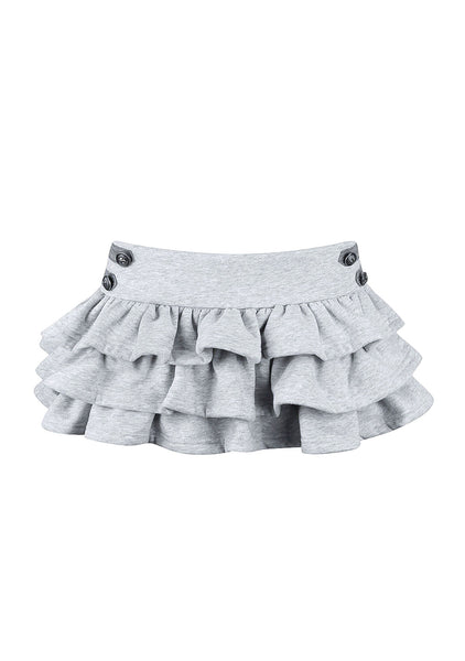 Command Ruffle Micro Skirt Grey Marl – NAMED COLLECTIVE®