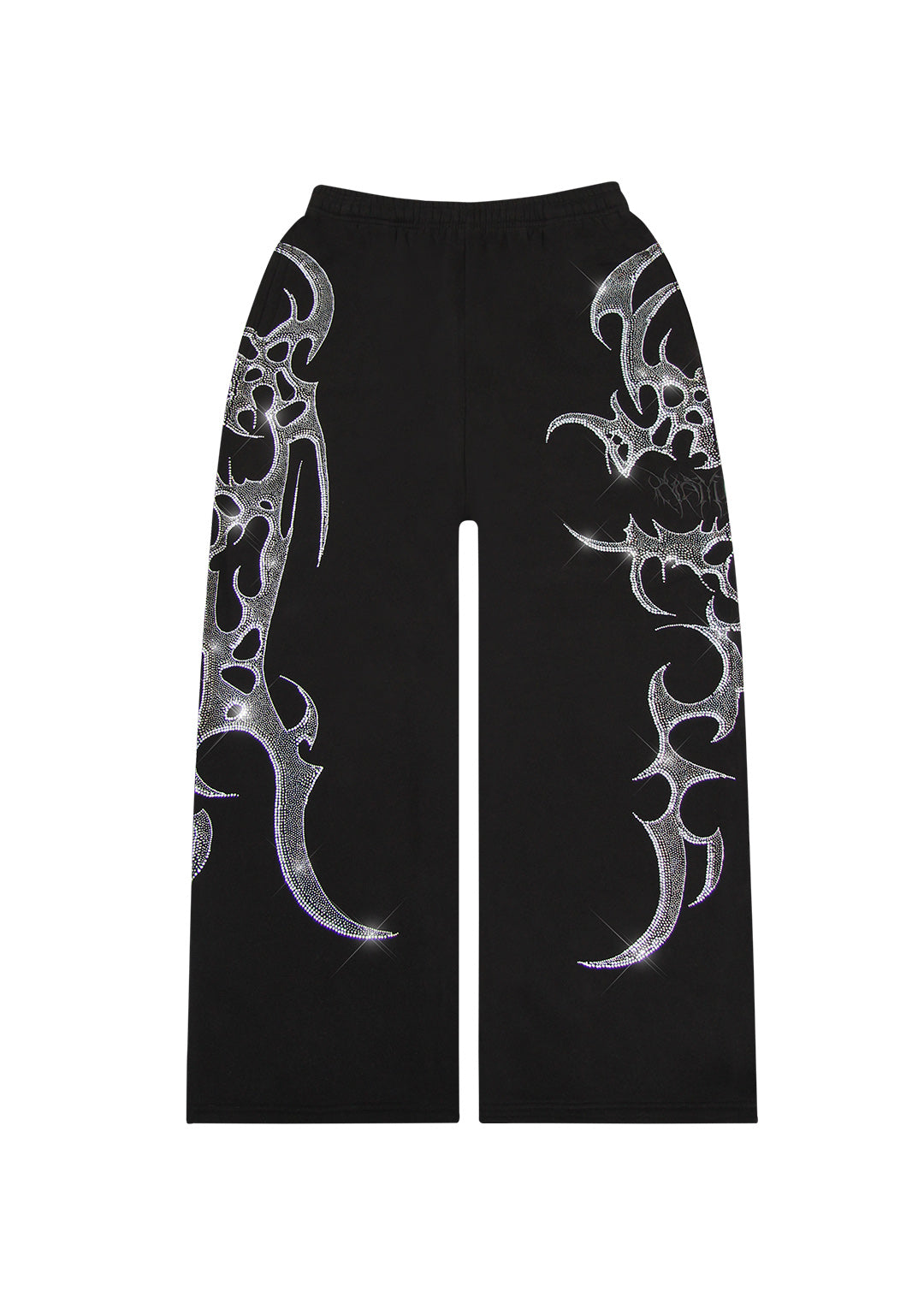Crash Rhinestone Oversized Sweatpants Black – NAMED COLLECTIVE®