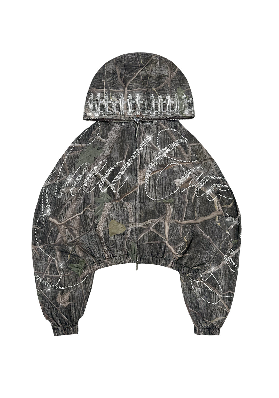 Enemy Rhinestone Crop Zip Hoodie Tree Camo – NAMED COLLECTIVE US