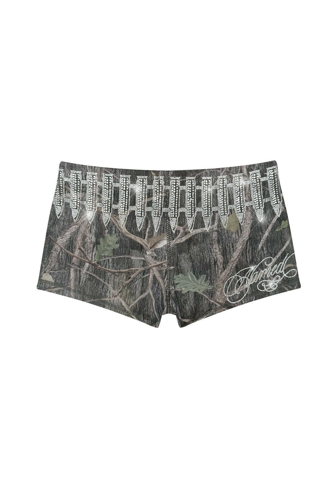 Enemy Rhinestone Micro Hotpant Shorts Tree Camo – NAMED COLLECTIVE US
