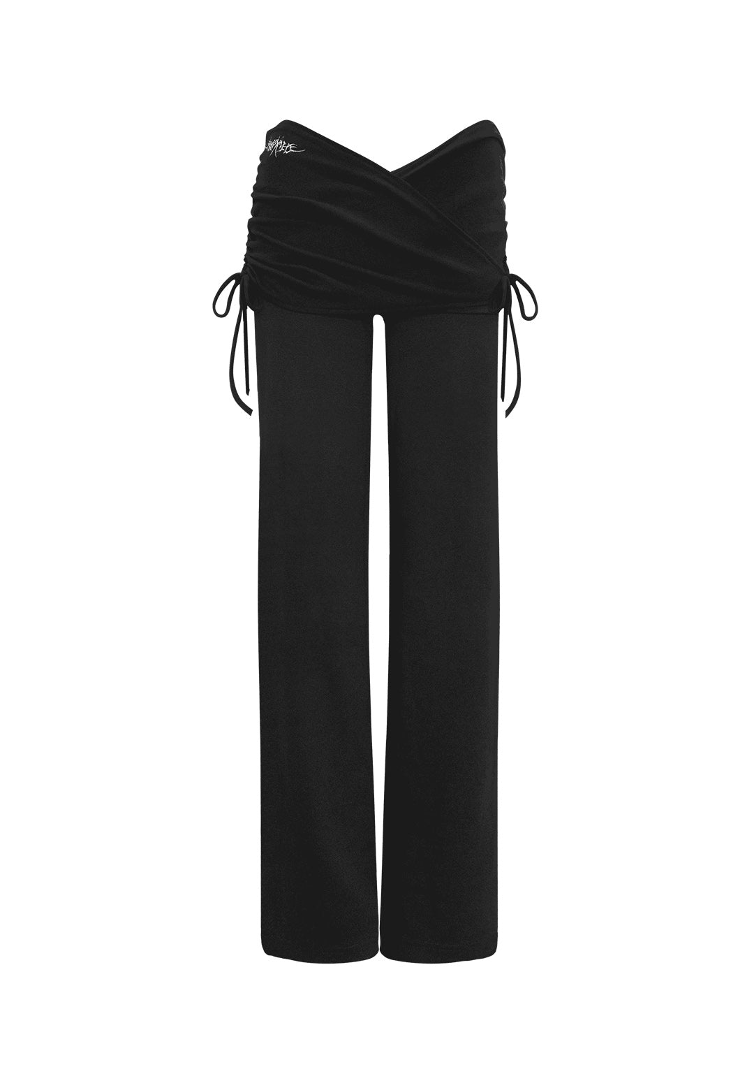 ENVY SCULPT STRETCH TWO PIECE SKIRT TROUSER SET BLACK