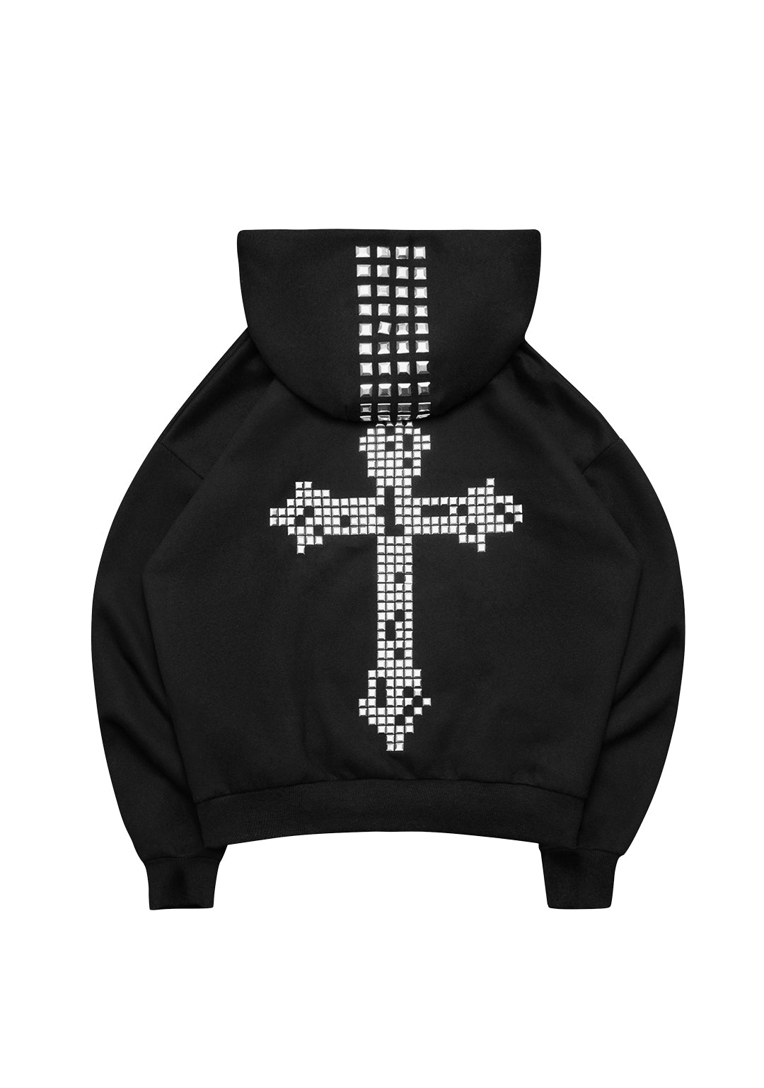 Faithful Studded Zip Hoodie Black – NAMED COLLECTIVE®