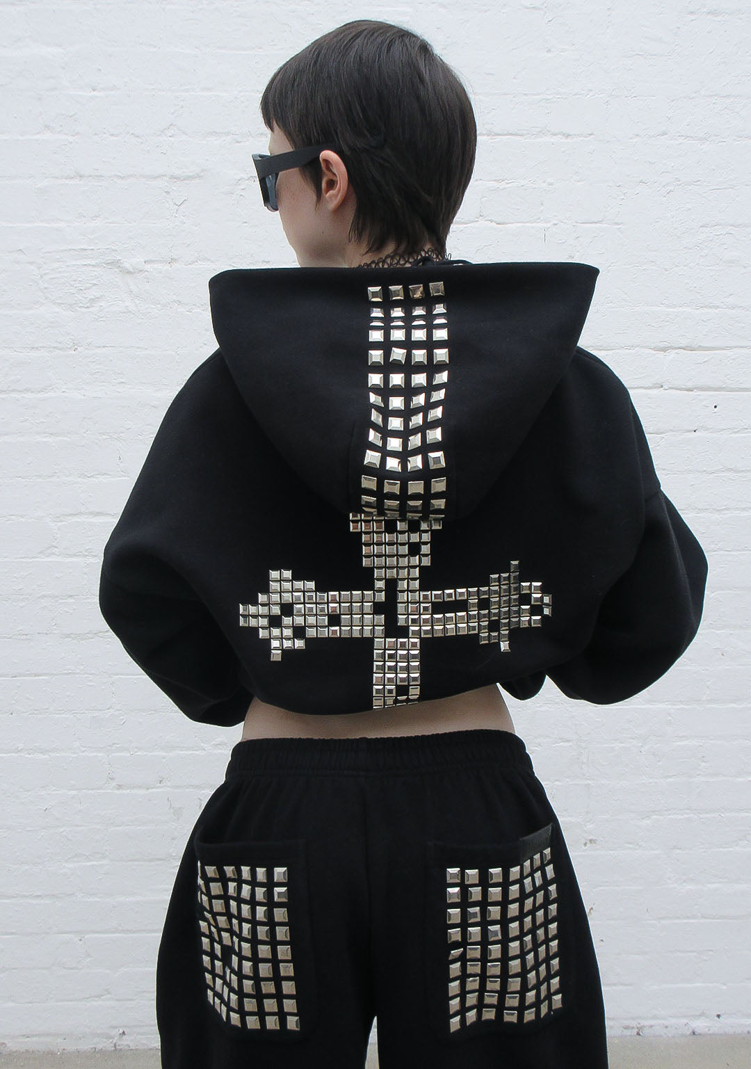 Faithful Studded Zip Hoodie Black – NAMED COLLECTIVE®