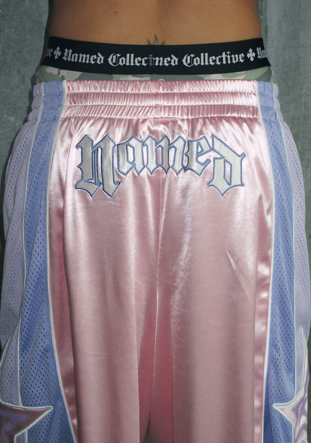 Nth Active Airtex Mesh Oversized Shorts Baby Pink – NAMED COLLECTIVE®