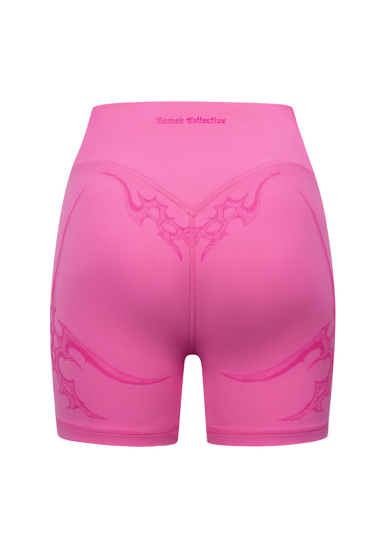 Nth ACTIVE CYBER SHORTS HOT PINK