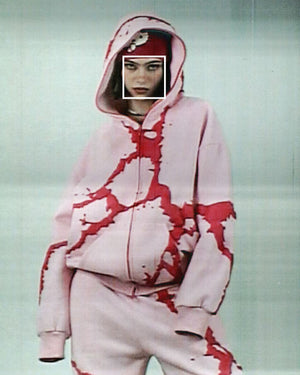 VENOM ZIP HOODIE PINK POISON