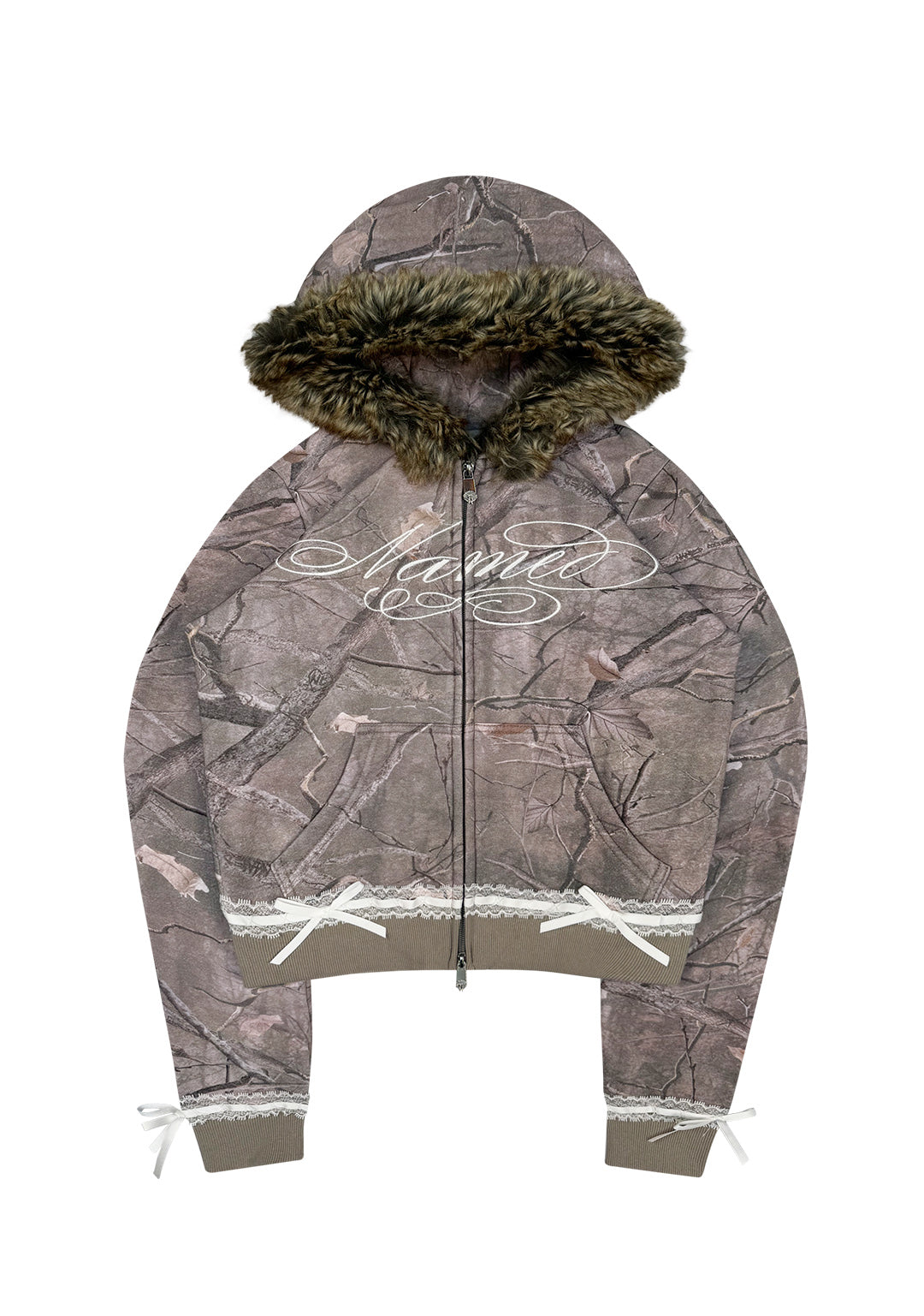 トップス 9/S project FUR ZIP HOODIE - CAMO 9/S PROJECT
