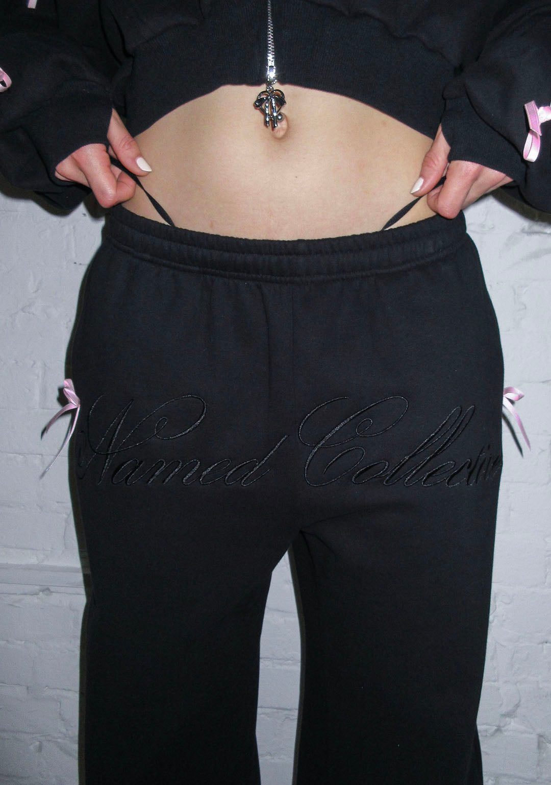 PRINC355 Ribbon Sweatpants Black – NAMED COLLECTIVE®