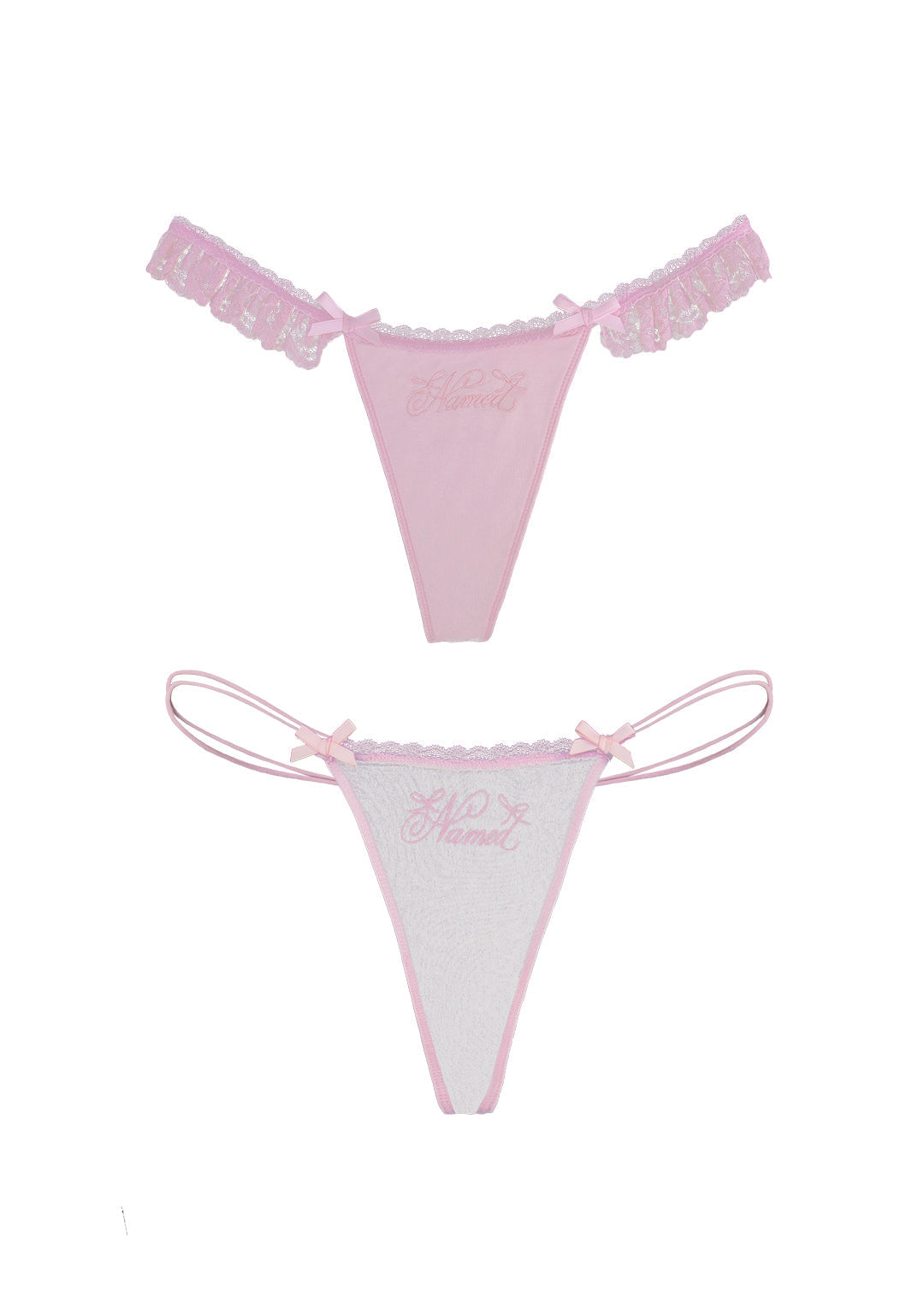 WHISPER THONG BABY PINK (2 PACK)
