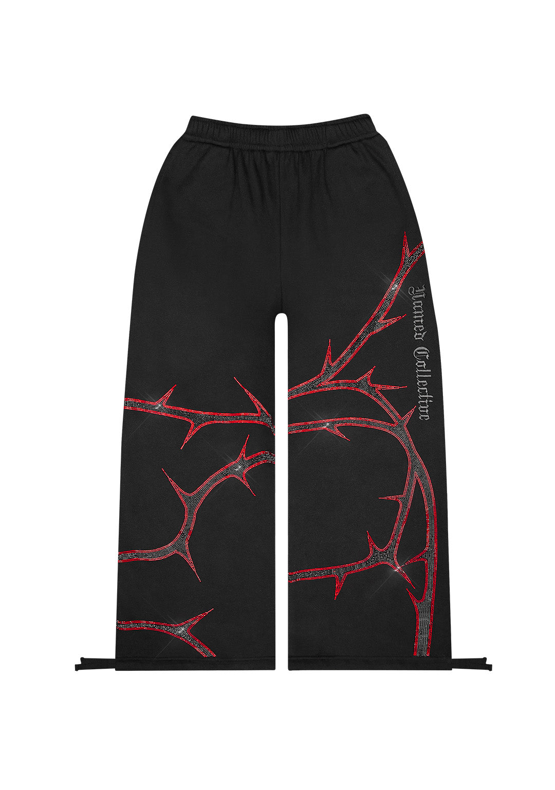 Thorn Rhinestone Sweatpants Black And Red – NAMED COLLECTIVE®