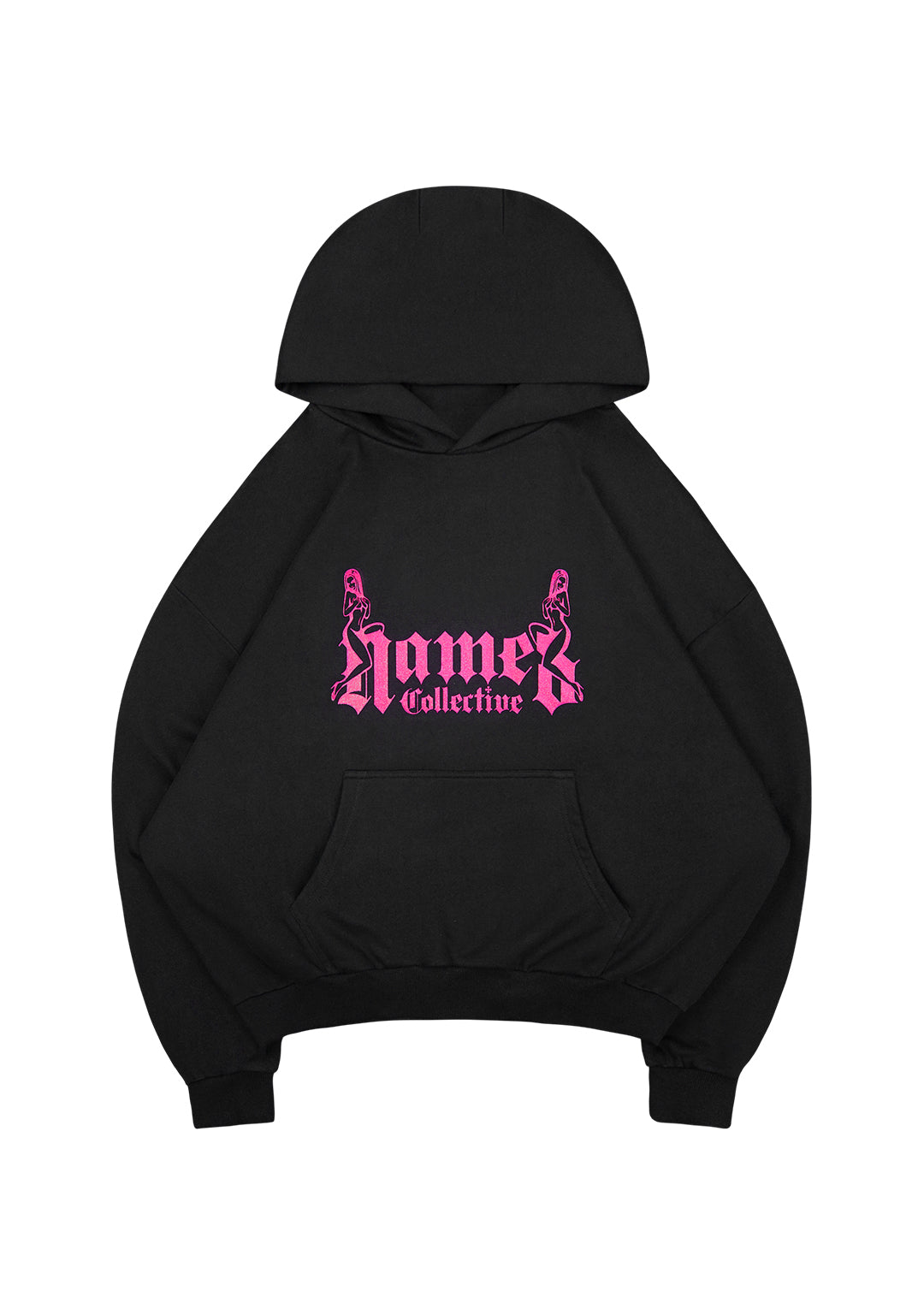 Accepting Tips Glitter Logo Pullover Hoodie Black – NAMED COLLECTIVE®