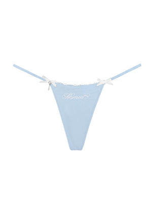BLESSED CHARM MESH G-STRING BABY BLUE