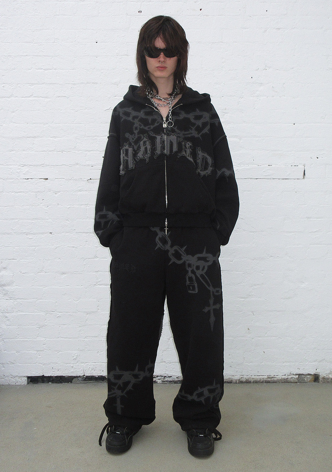 Chains Oversized Sweatpants Black – NAMED COLLECTIVE®