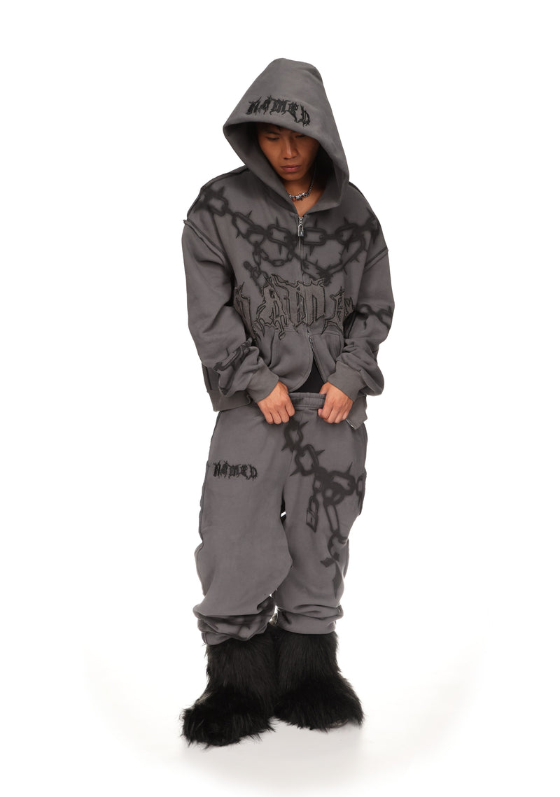 CHAINS SWEATPANTS CAST IRON