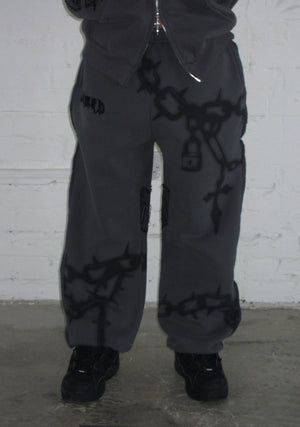 CHAINS SWEATPANTS CAST IRON