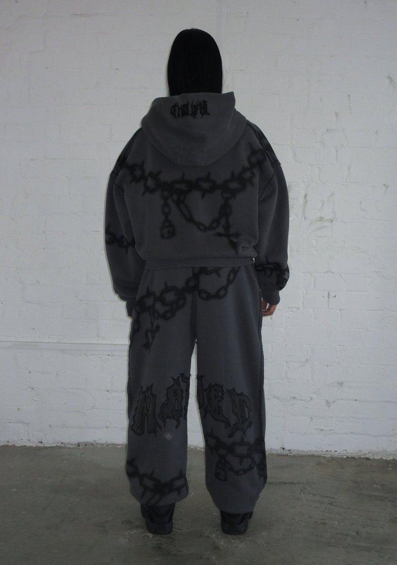 CHAINS SWEATPANTS CAST IRON