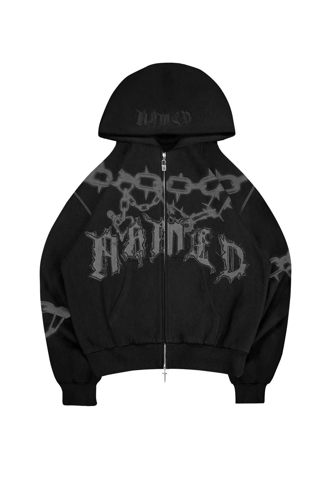 Chains zip hoodie black – NAMED COLLECTIVE®