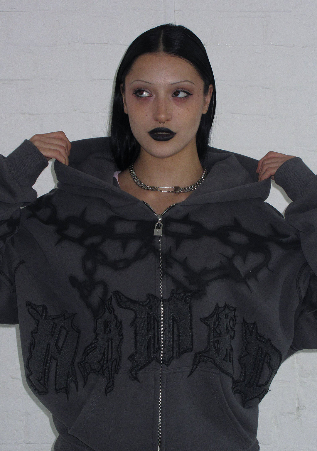 Chains Zip Hoodie Cast Iron – NAMED COLLECTIVE®
