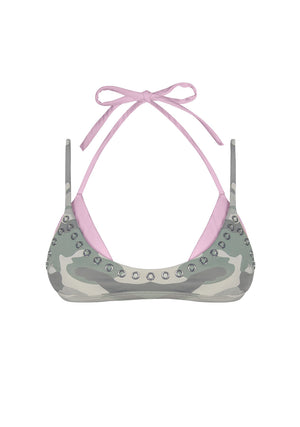 COLLIDE DOUBLE LAYER BIKINI TOP CAMO