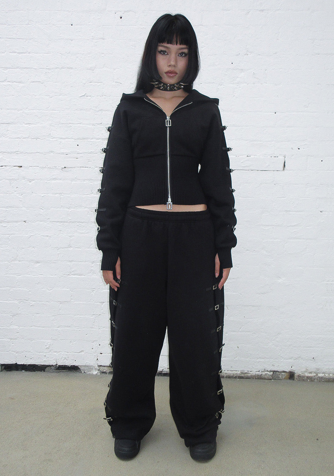 Crush Buckle Oversized Sweatpants Black – NAMED COLLECTIVE®