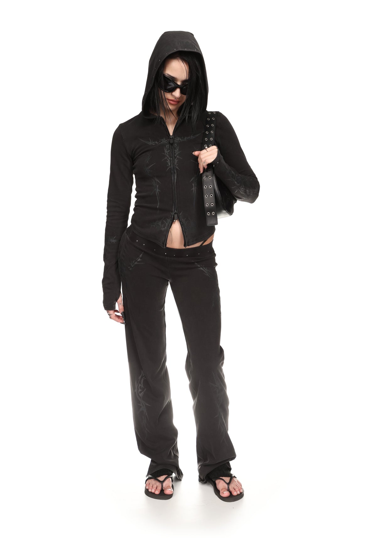 CURSE SCULPT STRETCH PANTS WASHED CHARCOAL
