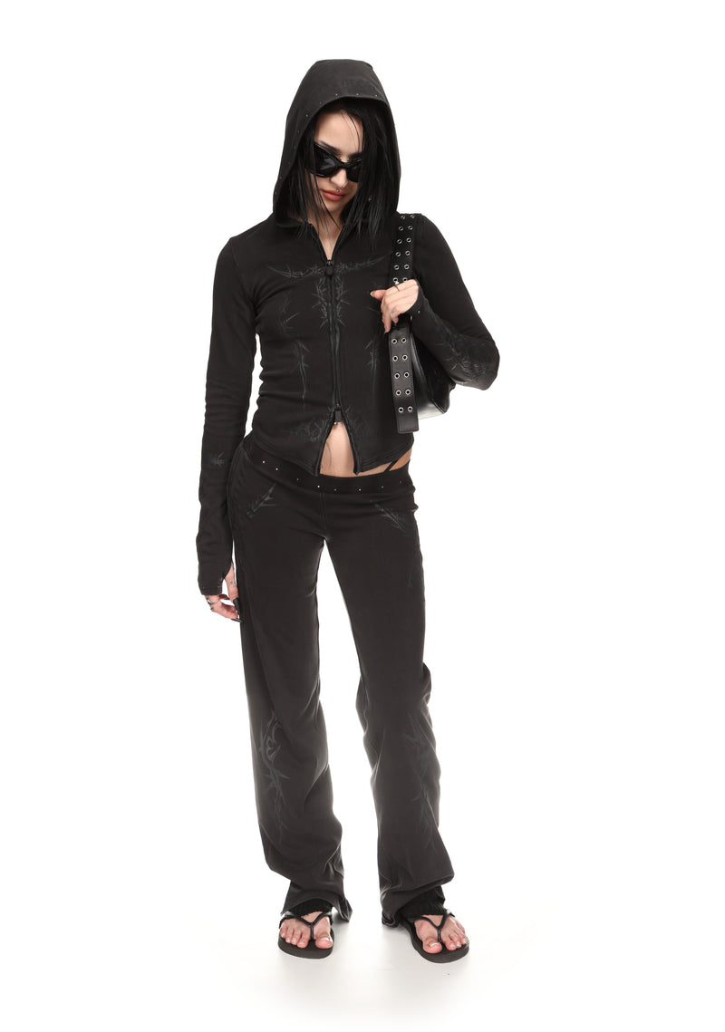 CURSE SCULPT STRETCH PANTS WASHED CHARCOAL