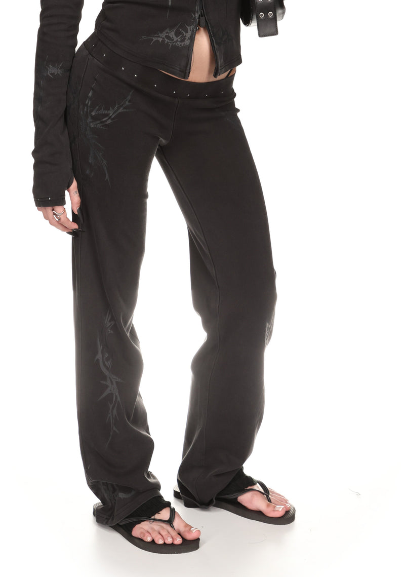 CURSE SCULPT STRETCH PANTS WASHED CHARCOAL