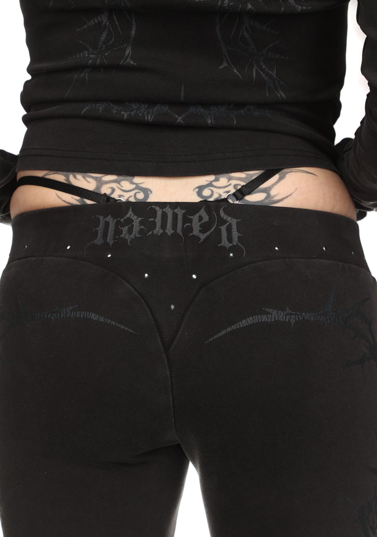 CURSE SCULPT STRETCH PANTS WASHED CHARCOAL