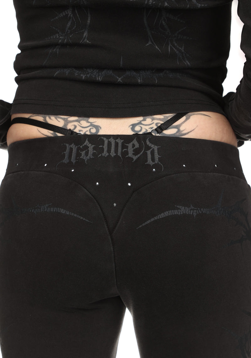CURSE SCULPT STRETCH PANTS WASHED CHARCOAL