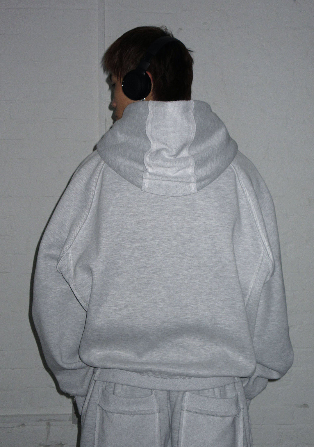 Deconstructed Zip Hoodie Grey Marl – NAMED COLLECTIVE®