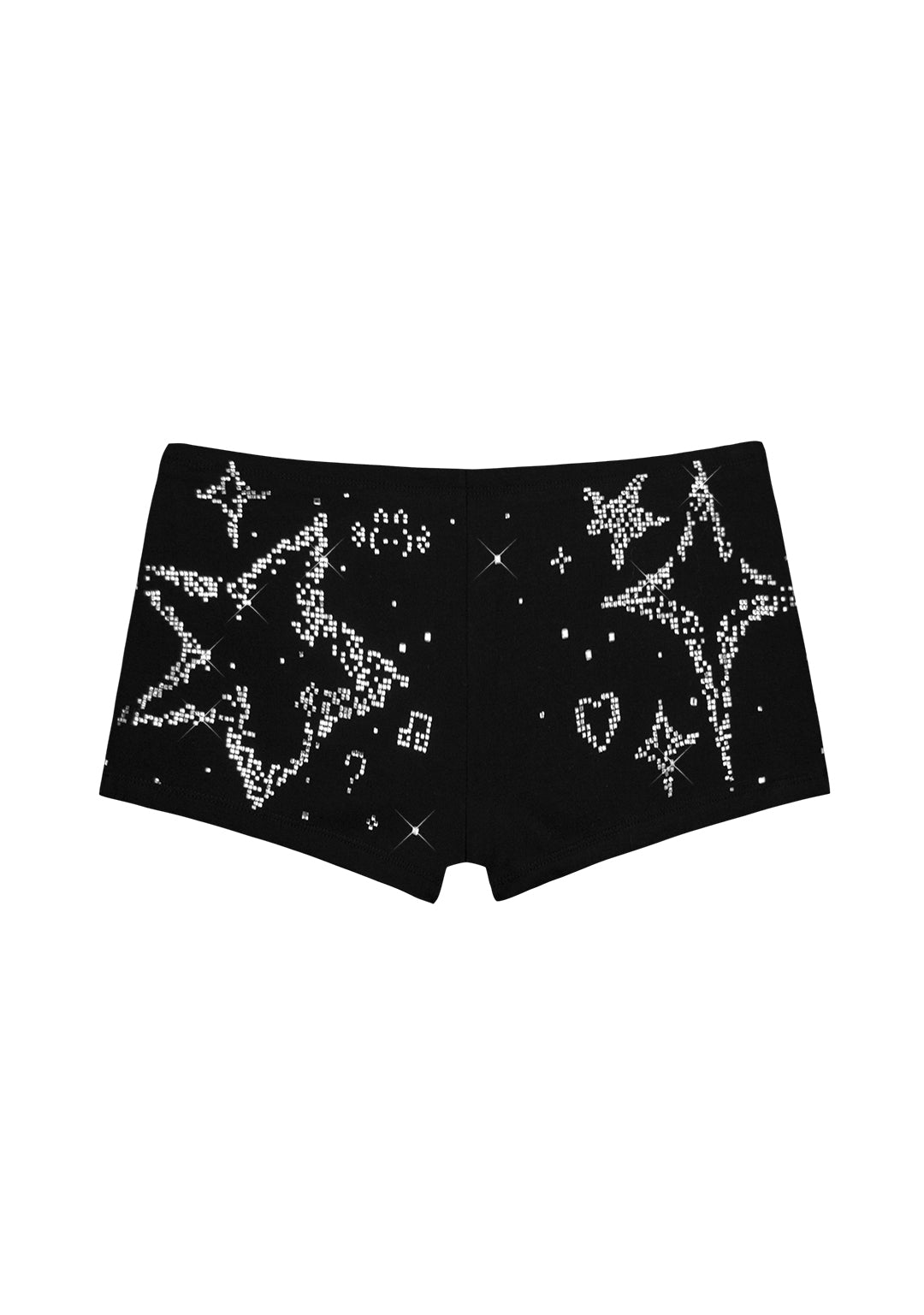 Dreamer Rhinestone Micro Hotpant Shorts Black – NAMED COLLECTIVE®