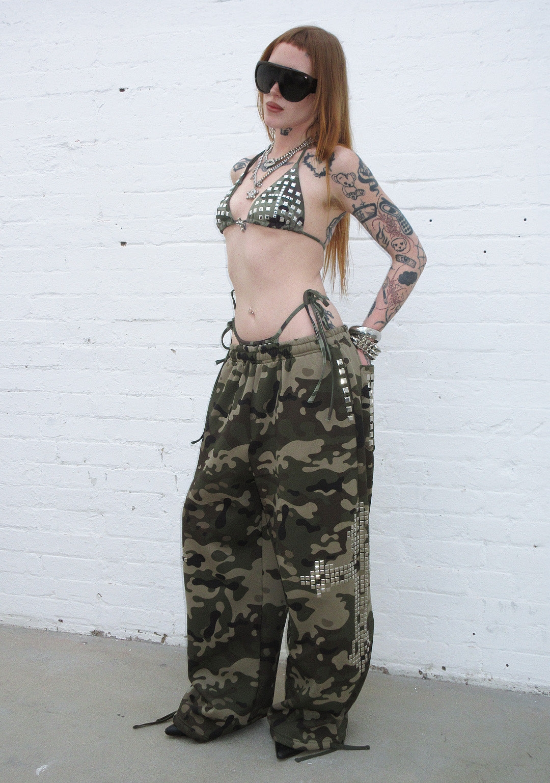 Faithful Studded Oversized Sweatpants Camo – NAMED COLLECTIVE®