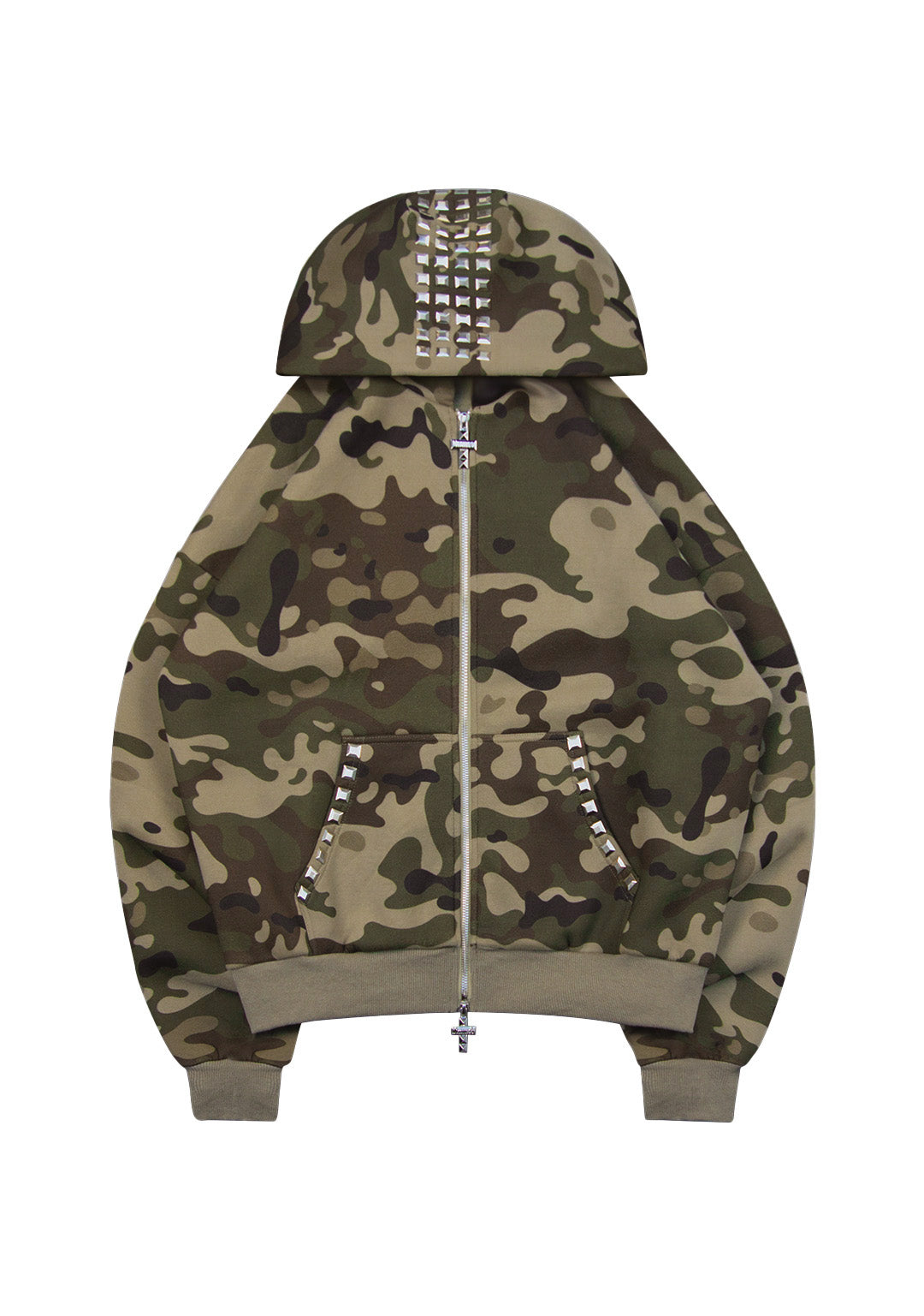 Faithful Studded Zip Hoodie Camo – NAMED COLLECTIVE®