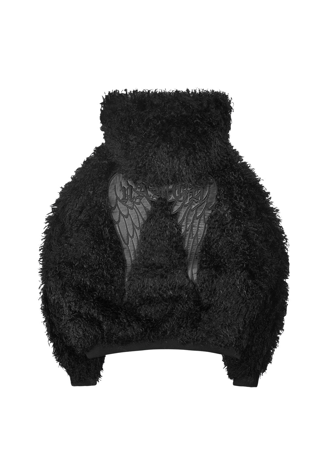 FALLEN FAUX FUR REVERSIBLE BOMBER JACKET BLACK