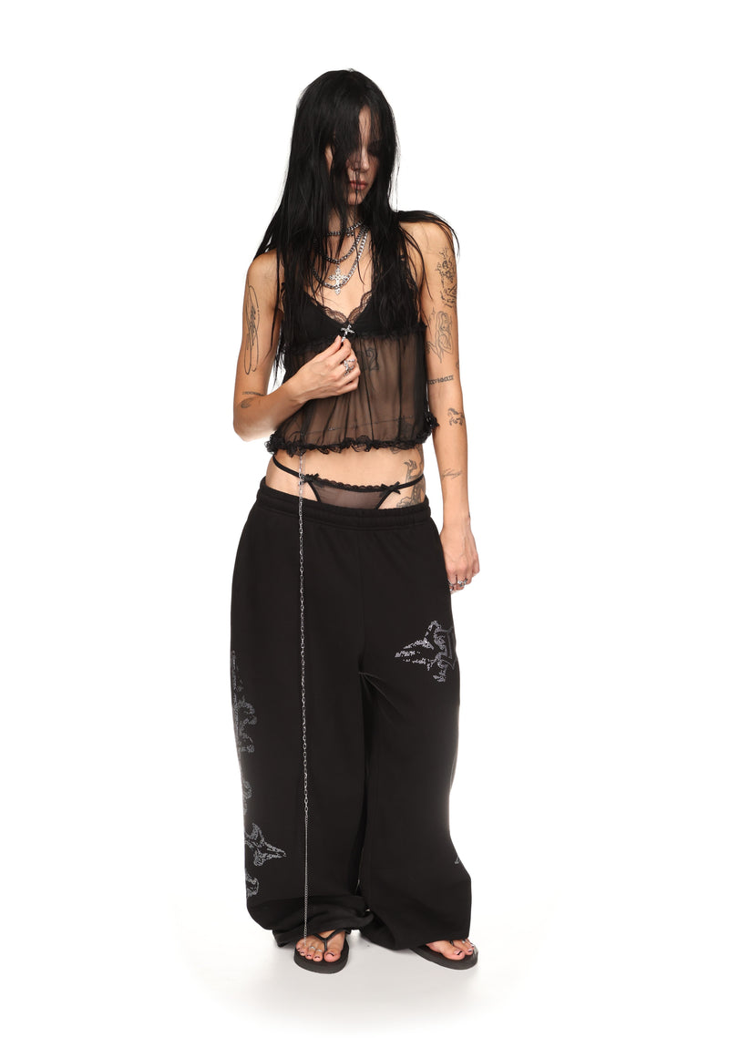 FERAL HARDWARE CHARM MESH G-STRING (2 PACK)