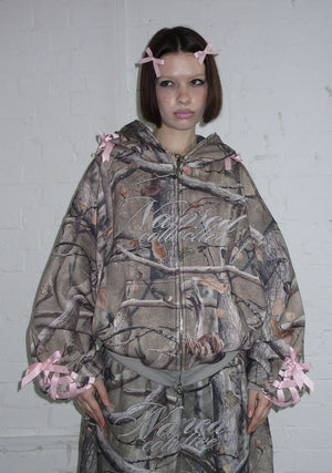 FORBIDDEN ZIP HOODIE NATURAL