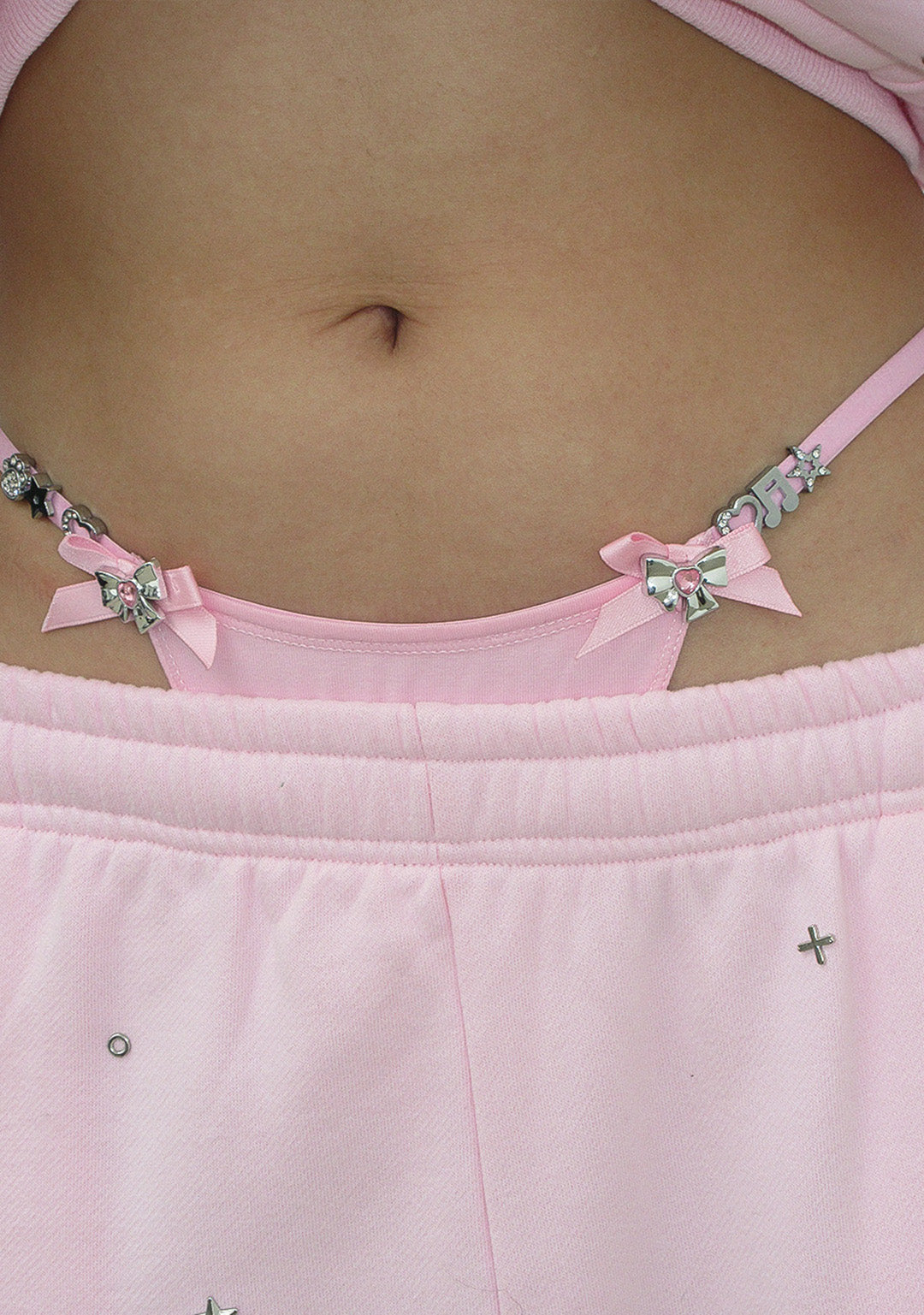 GLITCH CHARM G-STRING BABY PINK
